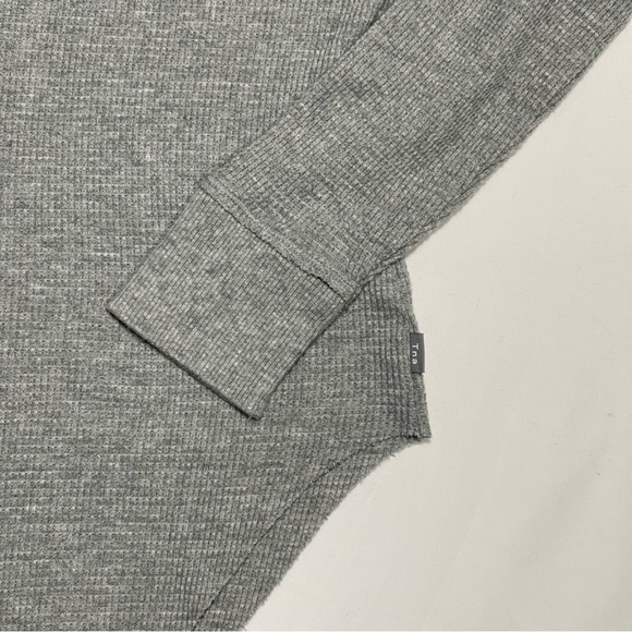 Aritzia | Tna Waffle Knit Alder Thermal Cool Grey Size XS - Picture 7 of 8